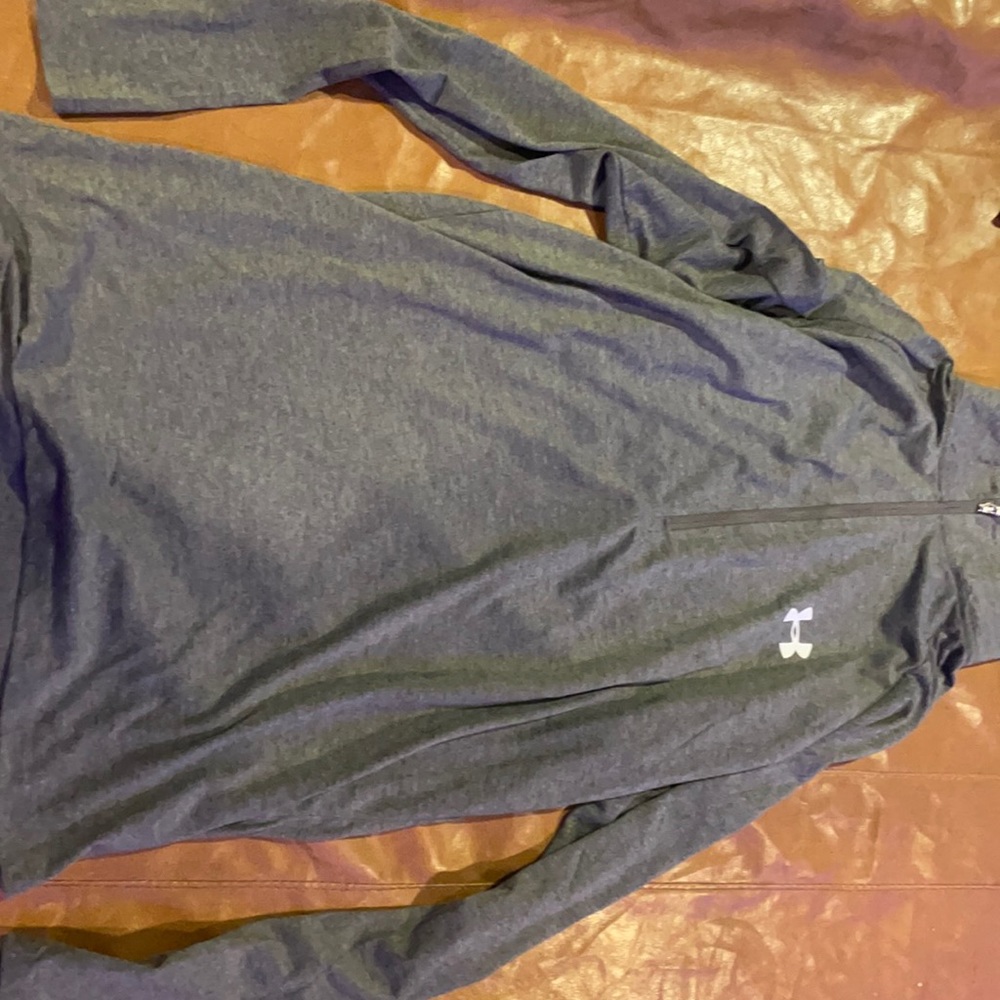 Grey Under Armour Zip Up